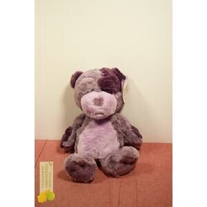 Gigglescape 11.5" Purple Frankenbear Stuffed Animal Plush